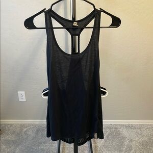 Under Armour Black Sleeveless Backless Tank Top